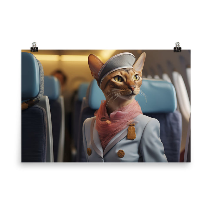 Abyssinian Cabin Crew Photo paper poster - PosterfyAI.com