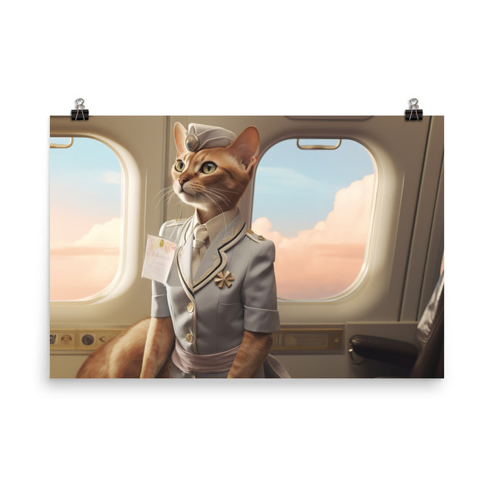 Abyssinian Cabin Crew Photo paper poster - PosterfyAI.com