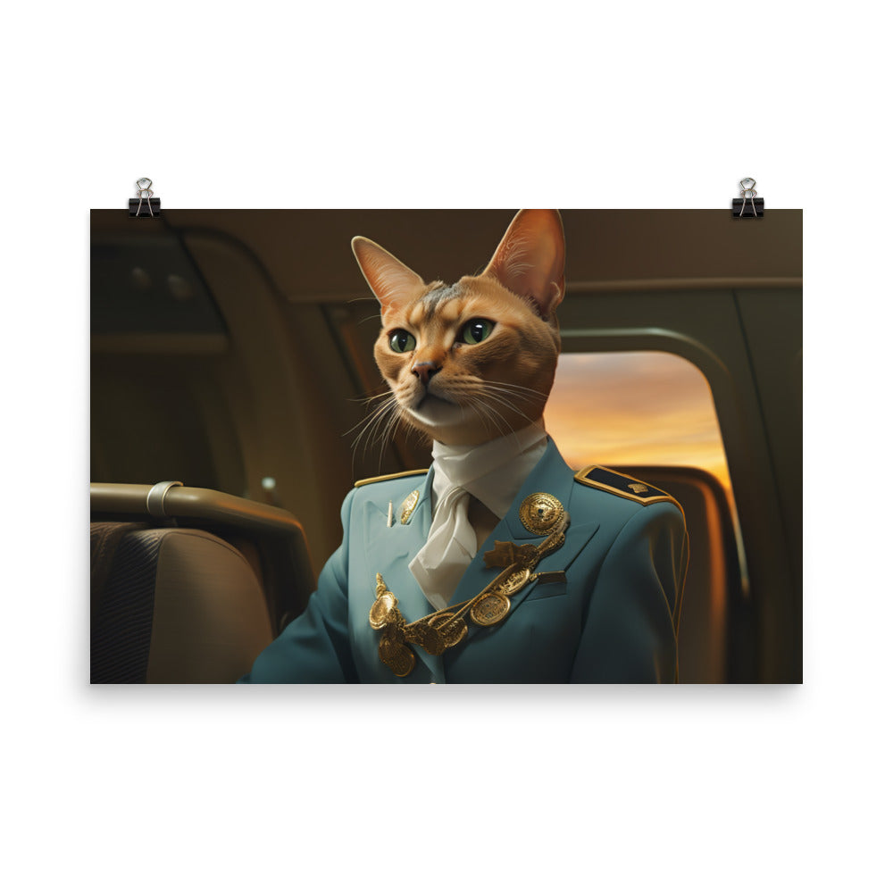 Abyssinian Cabin Crew Photo paper poster - PosterfyAI.com