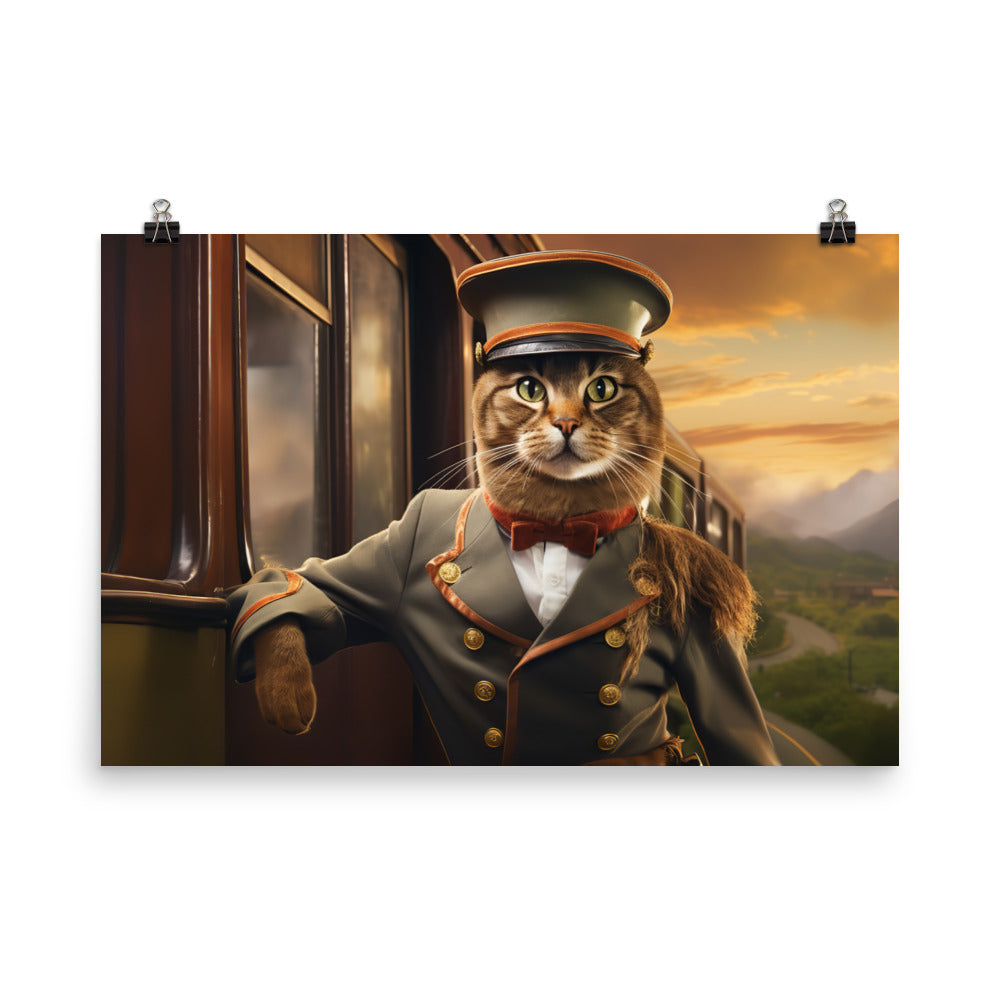 Abyssinian Transit Operator Photo paper poster - PosterfyAI.com