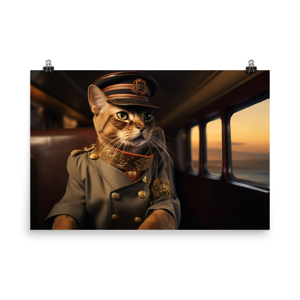 Abyssinian Transit Operator Photo paper poster - PosterfyAI.com