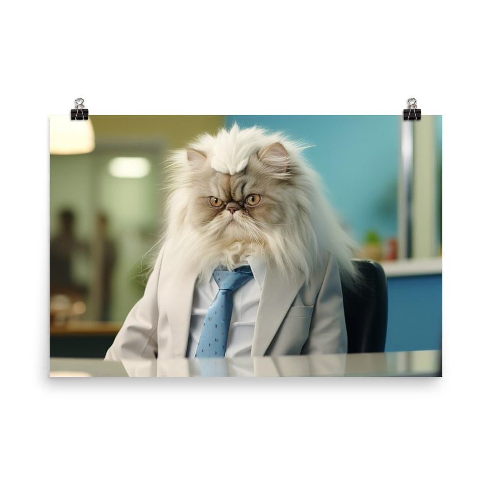 Persian Sales Consultant Photo paper poster - PosterfyAI.com