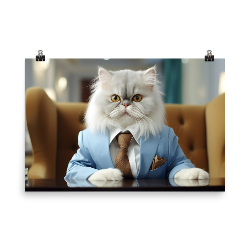 Persian Sales Consultant Photo paper poster - PosterfyAI.com