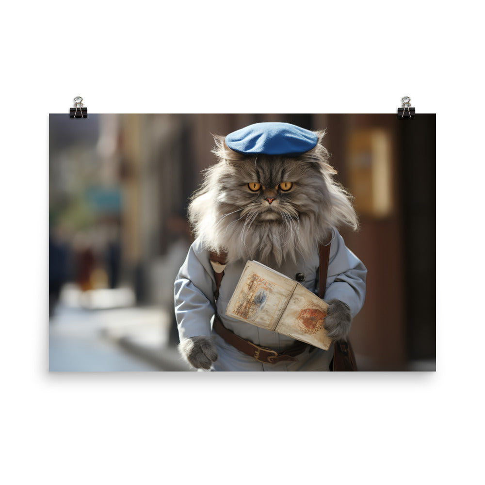 Persian Mail Carrier Photo paper poster - PosterfyAI.com