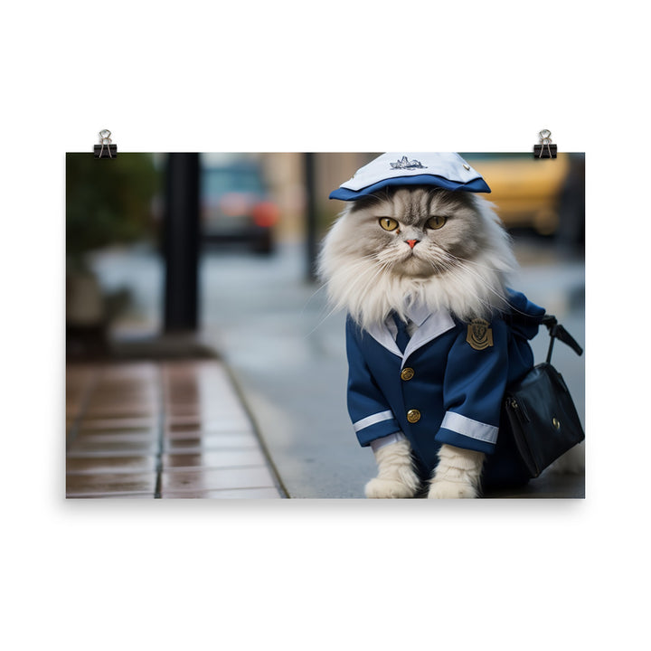 Persian Mail Carrier Photo paper poster - PosterfyAI.com