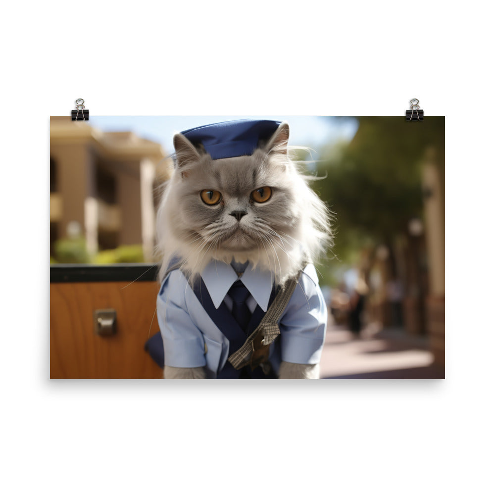 Persian Mail Carrier Photo paper poster - PosterfyAI.com