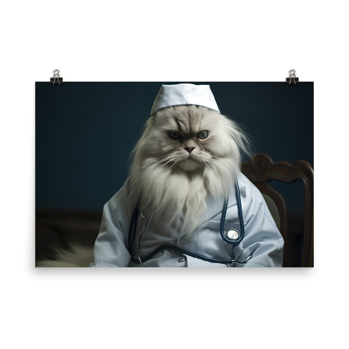 Persian Doctor Photo paper poster - PosterfyAI.com