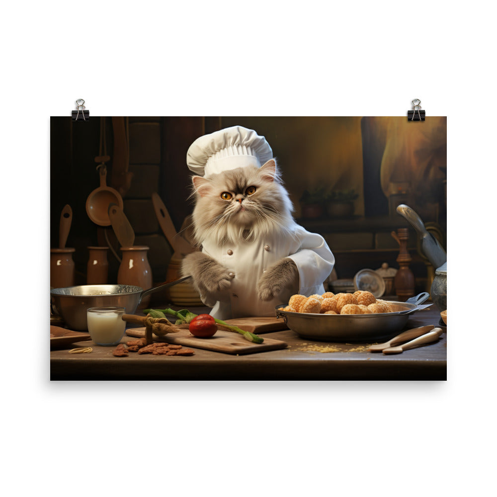 Persian Chef Photo paper poster - PosterfyAI.com