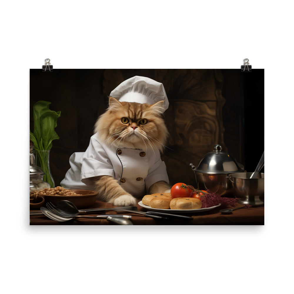 Persian Chef Photo paper poster - PosterfyAI.com