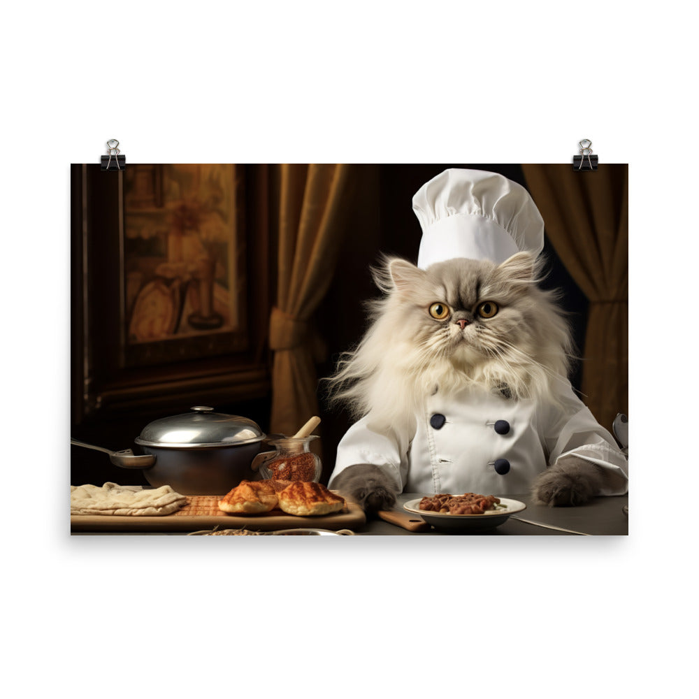 Persian Chef Photo paper poster - PosterfyAI.com