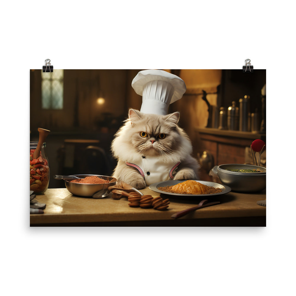 Persian Chef Photo paper poster - PosterfyAI.com