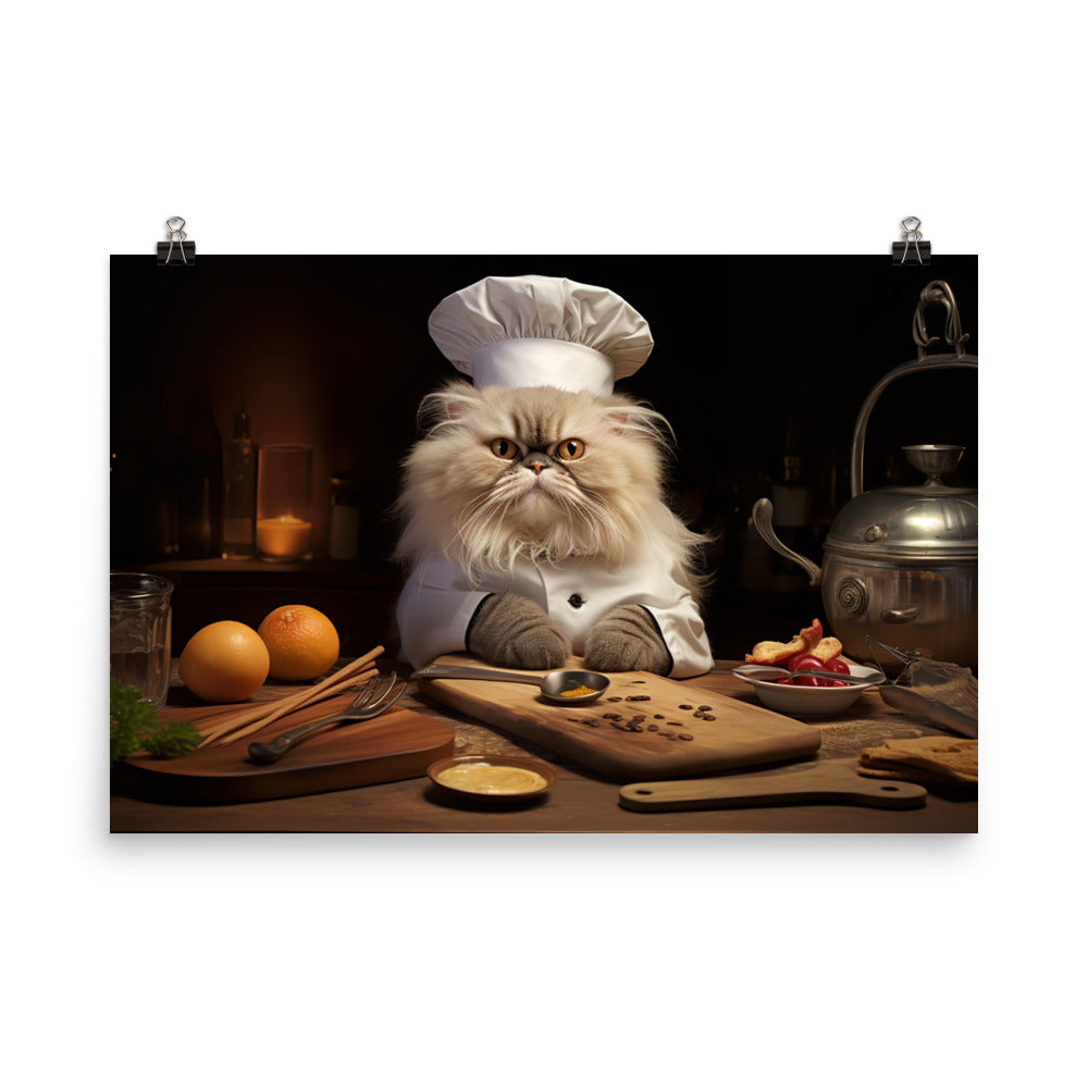 Persian Chef Photo paper poster - PosterfyAI.com