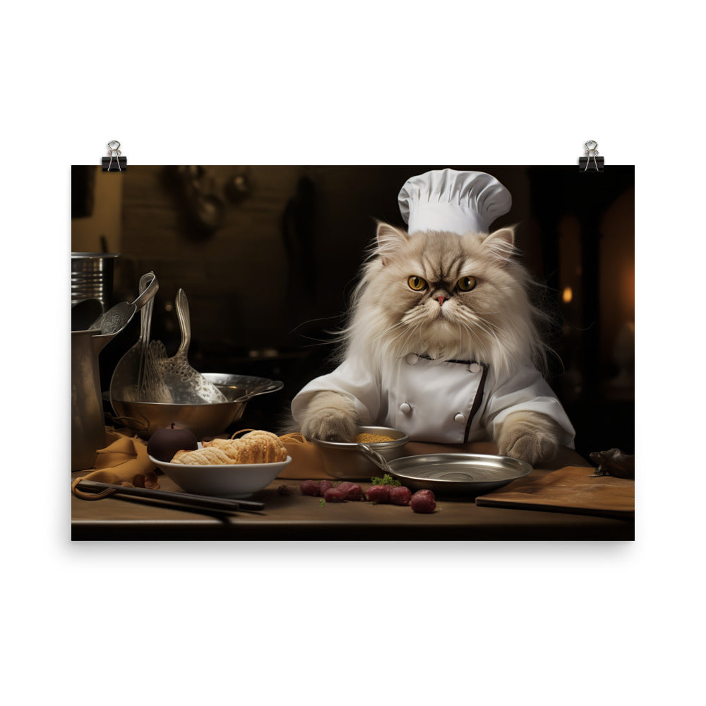 Persian Chef Photo paper poster - PosterfyAI.com