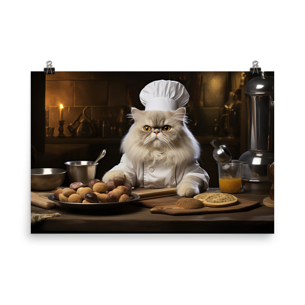 Persian Chef Photo paper poster - PosterfyAI.com