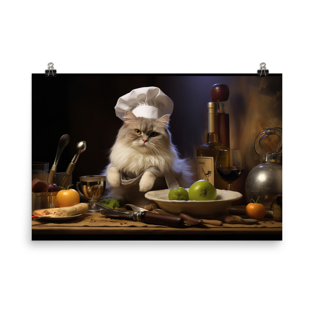 Persian Chef Photo paper poster - PosterfyAI.com