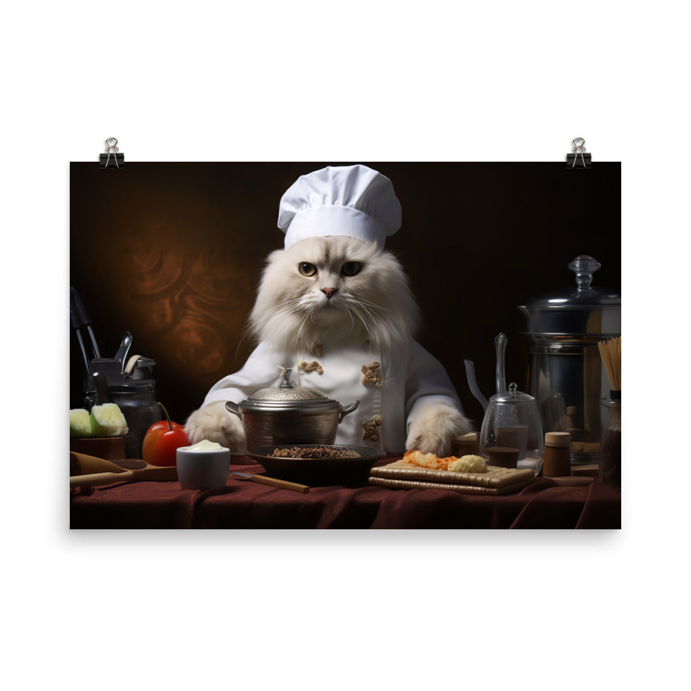 Persian Chef Photo paper poster - PosterfyAI.com