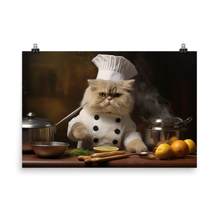 Persian Chef Photo paper poster - PosterfyAI.com