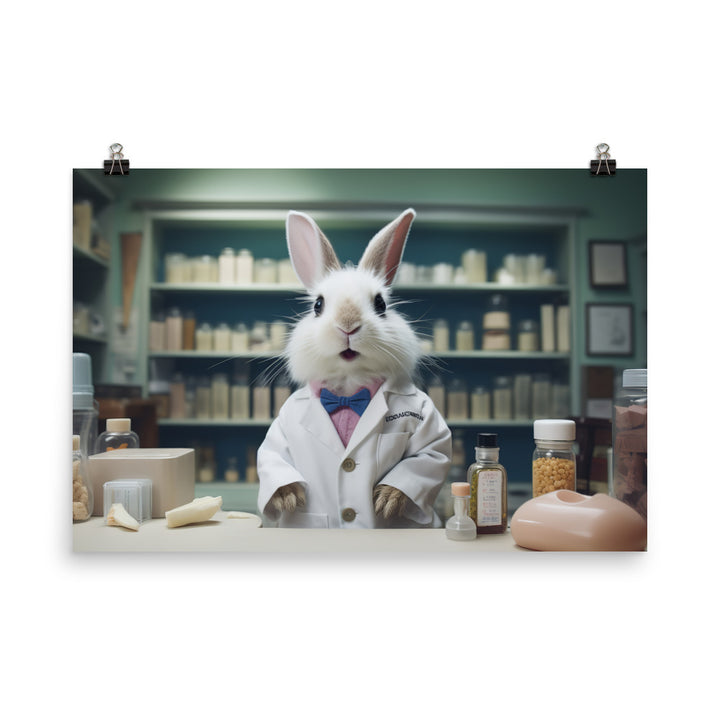 Lionhead Pharmacist Photo paper poster - PosterfyAI.com