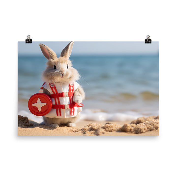 Lionhead Lifeguard Photo paper poster - PosterfyAI.com