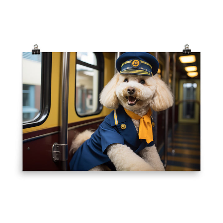 Poodle Transit Operator Photo paper poster - PosterfyAI.com