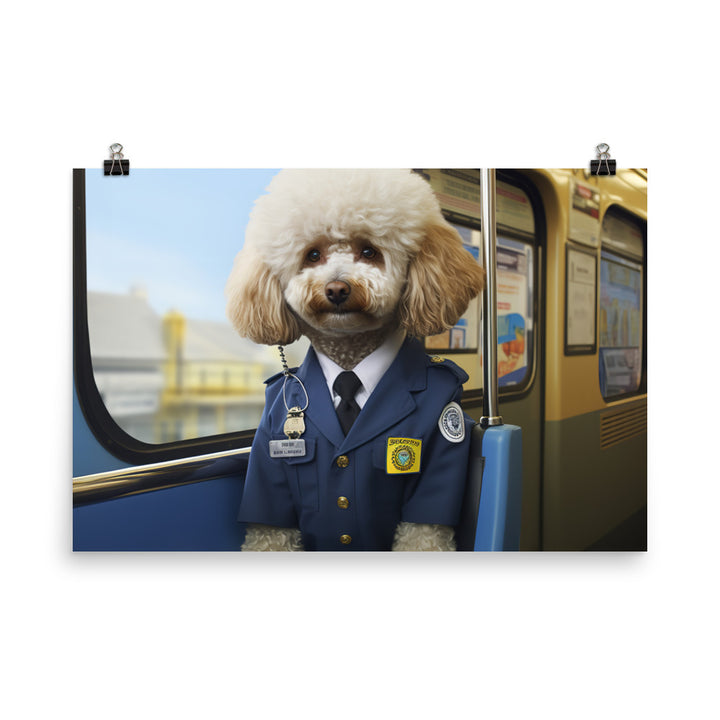 Poodle Transit Operator Photo paper poster - PosterfyAI.com