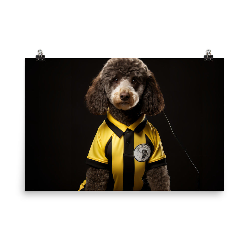 Poodle Referee Photo paper poster - PosterfyAI.com