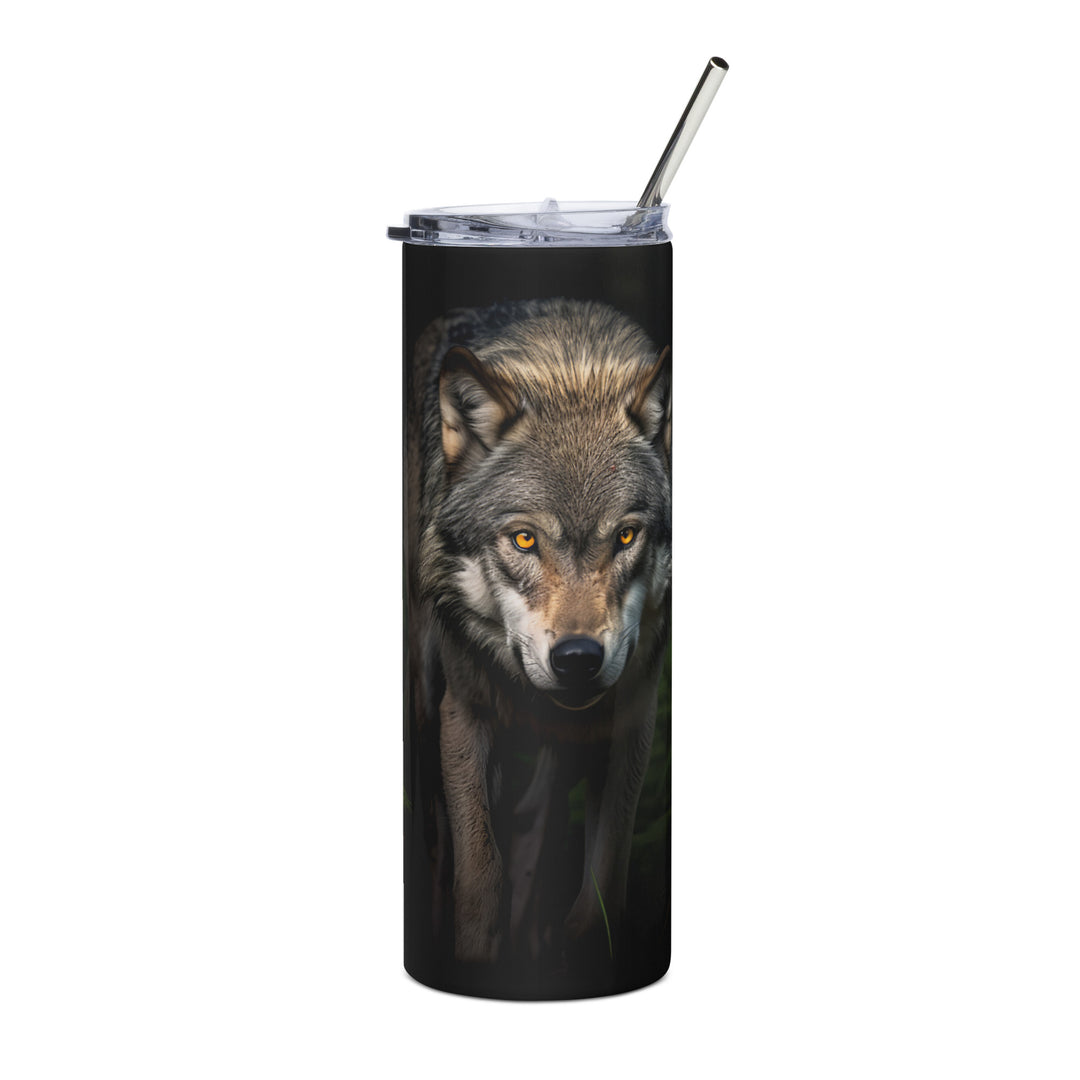 Gray Wolf Tumbler