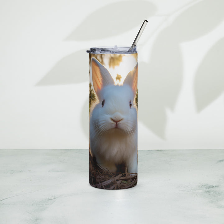 Florida White Bunny Tumbler