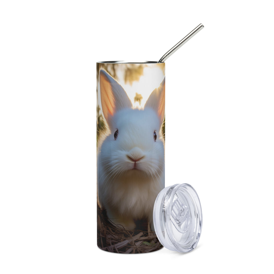 Florida White Bunny Tumbler